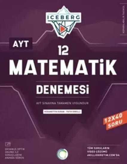 AYT Matematik 12 İceberg Denemesi Okyanus Yayıncılık - Hemen Satın Al