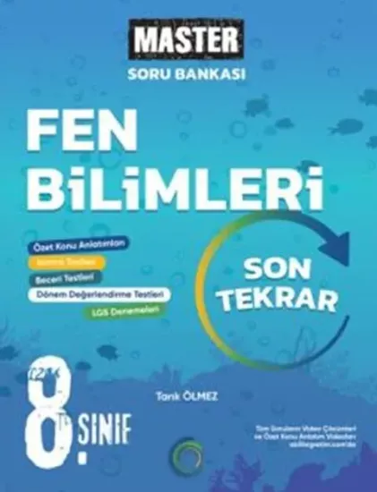 8. Sınıf Fen Bilimleri Master Son Tekrar Soru Bankası Okyanus Yayıncılık - Hemen Satın Al