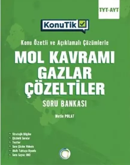TYT AYT Mol Kavramı Gazlar Çözeltiler Soru Bankası Okyanus Yayıncılık - Hemen Satın Al