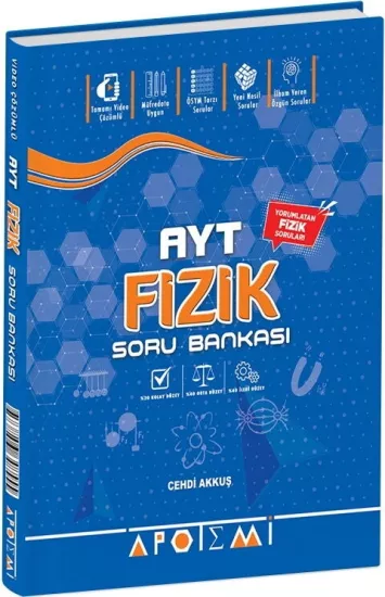 AYT Fizik Soru Bankası Apotemi Yayınları