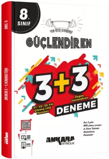 8. Sınıf Özgün Güçlendiren 3 + 3 Deneme Ankara Yayıncılık - Hemen Satın Al