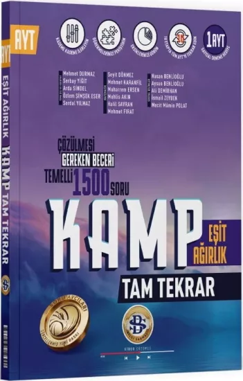 Bilgi Sarmal AYT Eşit Ağırlık Tam Tekrar Kamp Bilgi Sarmal Yayınları - Hemen Satın Al
