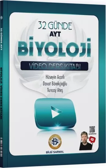 Bilgi Sarmal AYT Biyoloji 32 Günde Video Ders Kitabı Bilgi Sarmal Yayınları - Hemen Satın Al