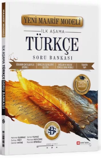 Bilgi Sarmal Üniversiteye Hazırlık Türkçe İlk Aşama Maarif Model Soru Bankası Bilgi Sarmal Yayınları - Hemen Satın Al