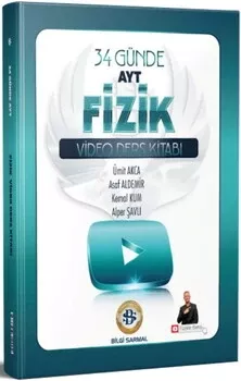 AYT Fizik 34 Günde Video Ders Kitabı Bilgi Sarmal Yayınları - Hemen Satın Al