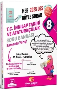 2025 8. Sınıf LGS T.C. İnkılap Tarihi ve Atatürkçülük Soru Bankası Sinan Kuzucu Yayınları - Hemen Satın Al
