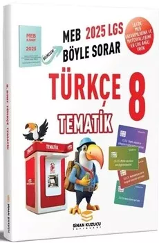 8. Sınıf LGS Türkçe Tematik Soru Bankası Sinan Kuzucu Yayınları - Hemen Satın Al