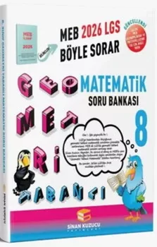 2026 8. Sınıf Geometri Tabanlı Matematik Soru Bankası Sinan Kuzucu Yayınları - Hemen Satın Al
