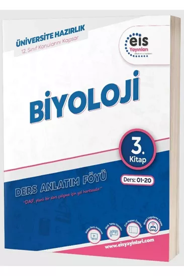 YKS Mavi Set DAF Biyoloji 3. Kitap Eis Yayınları