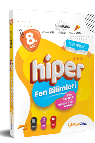 8. Sınıf Hiper Fen Bilimleri K.A. Soru Bankası Hiper Zeka Yayınları