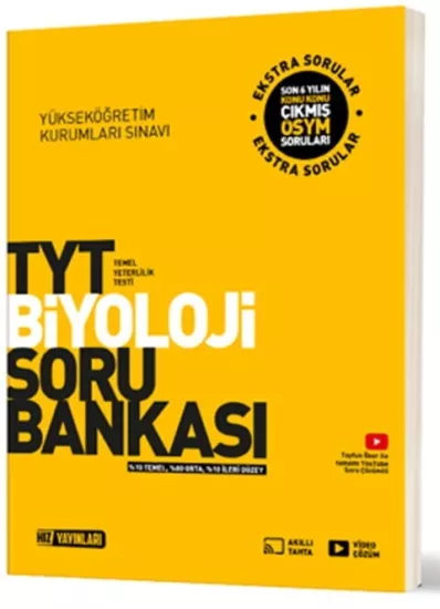 TYT Biyoloji Soru Bankası Hız Yayınları - Hemen Satın Al