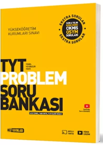 TYT Problem Soru Bankası Hız Yayınları - Hemen Satın Al