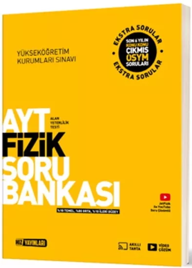 AYT Fizik Soru Bankası Hız Yayınları - Hemen Satın Al