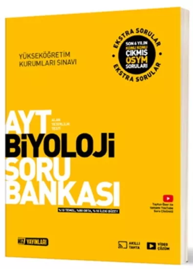 AYT Biyoloji Soru Bankası Hız Yayınları - Hemen Satın Al
