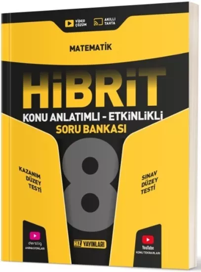 8. Sınıf Hibrit Matematik Soru Bankası Hız Yayınları