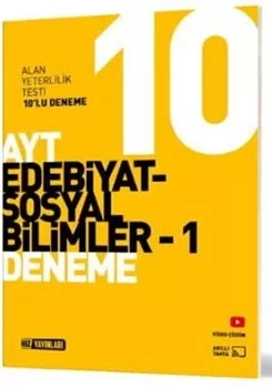 AYT Edebiyat ve Sosyal Bilimler - 1 10 lu Deneme Hız Yayınları - Hemen Satın Al