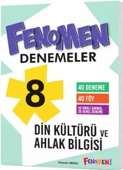 Fenomen Okul Yayınları 8. Sınıf Din Kültürü ve Ahlak Bilgisi Fenomen 40 Deneme Fenomen Yayınları - Hemen Satın Al