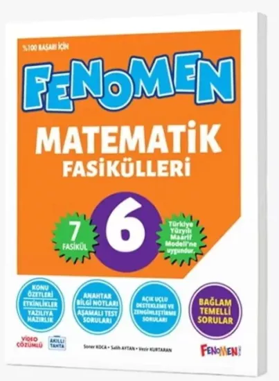 6. Sınıf Matematik Fasikülleri (Toplam 6 Fasikül) Fenomen Yayınları