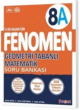 Fenomen Okul Yayınları 8. Sınıf Geometri Tabanlı Matematik A Fenomen Soru Bankası Fenomen Yayınları - Hemen Satın Al