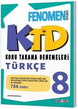 Fenomen Okul Yayınları 8. Sınıf Fenomen Türkçe 40 lı Konu Denemeleri Fenomen Yayınları - Hemen Satın Al