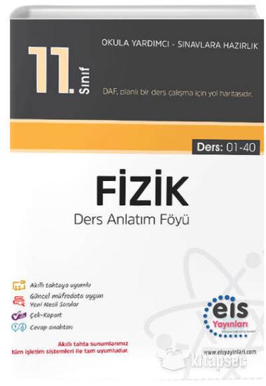 11. Sınıf Fizik Ders Anlatım Föyleri EİS Yayınları