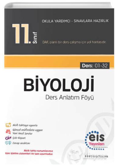 11. Sınıf Biyoloji Ders Anlatım Föyleri EİS Yayınları