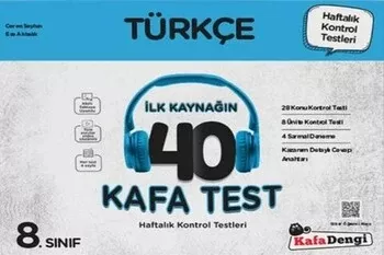 Kafa Dengi Yayınları 8. Sınıf Türkçe İlk Kaynağın 40 Kafa Test Kafadengi Yayınları - Hemen Satın Al