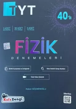 Kafa Dengi Yayınları TYT Fizik 40 lı Branş Denemesi Kafadengi Yayınları - Hemen Satın Al