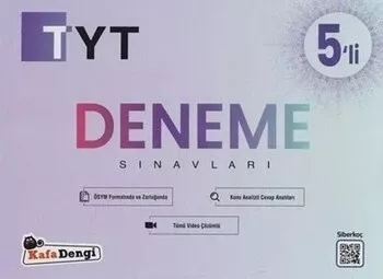 Kafa Dengi Yayınları TYT 5 li Deneme Sınavı Kafadengi Yayınları - Hemen Satın Al