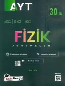 Kafa Dengi Yayınları AYT Fizik 30 lu Deneme Kafadengi Yayınları - Hemen Satın Al