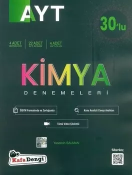 Kafa Dengi Yayınları AYT Kimya 30 lu Deneme Kafadengi Yayınları - Hemen Satın Al