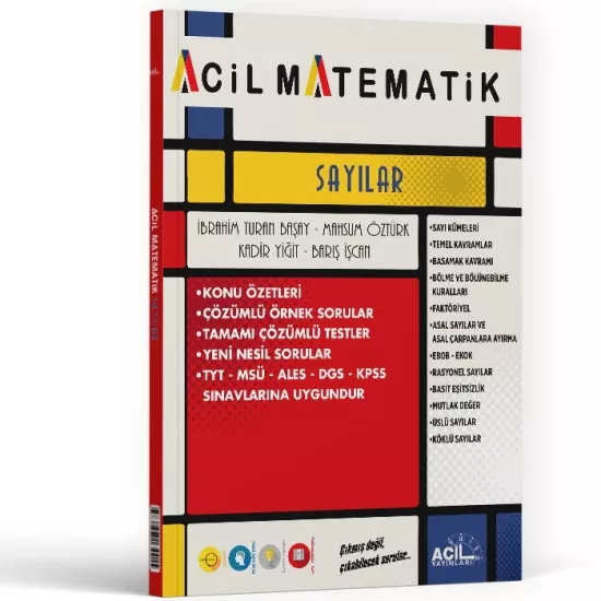 TYT Acil Matematik Sayılar Acil Yayınları - Hemen Satın Al