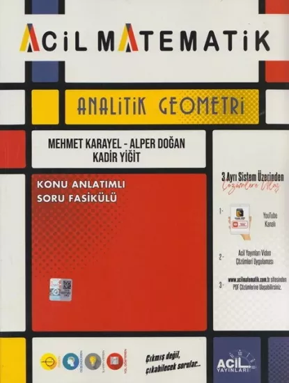 TYT AYT Analitik Geometri Konu Anlatım Soru Fasikülü Acil Yayınları - Hemen Satın Al