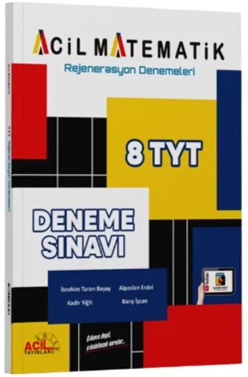 TYT Rejenerasyon 8 li Denemeleri Acil Yayınları - Hemen Satın Al
