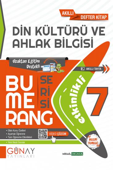 7. Sınıf Bumerang Etkinlikli Din Kültürü Günay Yayınları