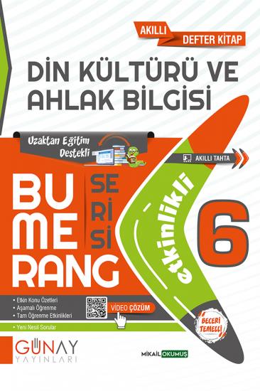 6. Sınıf Bumerang Etkinlikli Din Kültürü Günay Yayınları