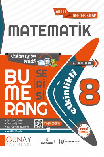 8. Sınıf Bumerang Etkinlikli Matematik Günay Yayınları