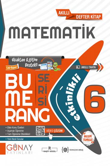 6. Sınıf Bumerang Etkinlikli Matematik Günay Yayınları