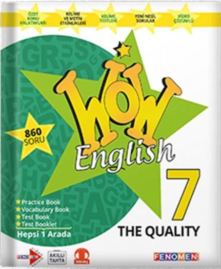 Gama Okul Yayınları 7. Sınıf English Fenomen Wow The Qualıty