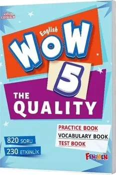 Fenomen Okul 5. Sınıf Wow English The Quality Practice Book Vocabulary Book Test Book Fenomen Yayınları - Hemen Satın Al