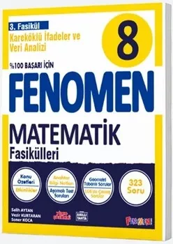 Fenomen Okul Yayınları 8. Sınıf Fenomen Matematik 3 Fasikül Fenomen Yayınları - Hemen Satın Al