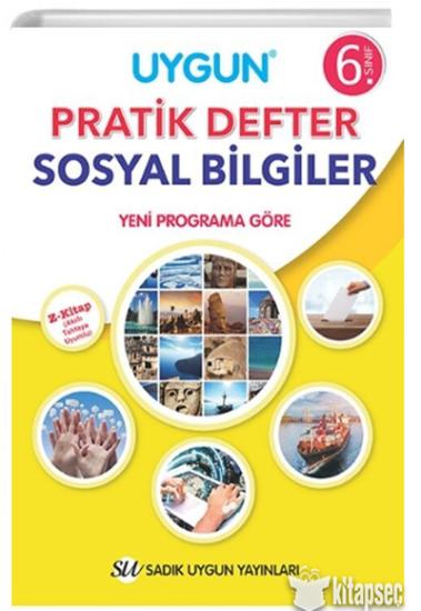 6. Sınıf Sosyal Bilgiler Pratik Defter Sadık Uygun Yayınları