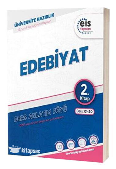YKS Mavi Set DAF Edebiyat 2. Kitap Eis Yayınları