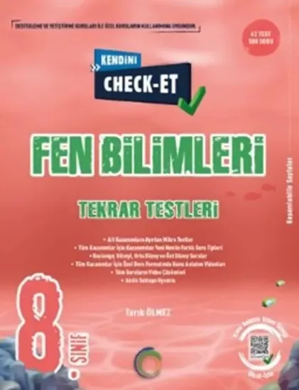 8. Sınıf Kendini Check - Et Fen Bilimleri Tekrar Testleri Okyanus Yayıncılık
