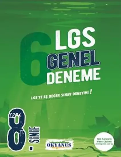 8. Sınıf 6 Genel Deneme Okyanus Yayıncılık - Hemen Satın Al