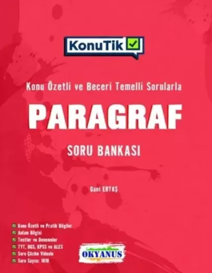 TYT KonuTik Paragraf Soru Bankası Okyanus Yayıncılık
