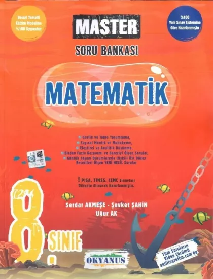 8. Sınıf Master Matematik Soru Bankası Okyanus Yayıncılık