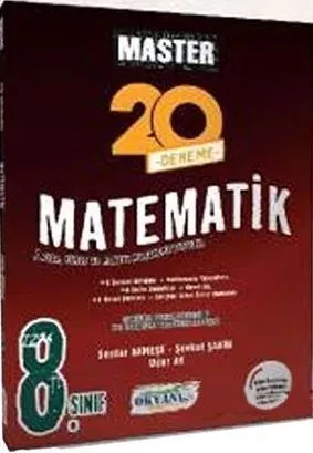 8. Sınıf Master 20 Matematik Denemesi Okyanus Yayıncılık - Hemen Satın Al