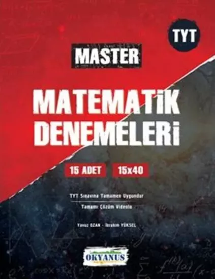 TYT Master 15 Matematik Denemeleri Okyanus Yayıncılık - Hemen Satın Al
