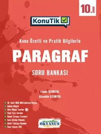 10. Sınıf KonuTik Paragraf Soru Bankası Okyanus Yayıncılık